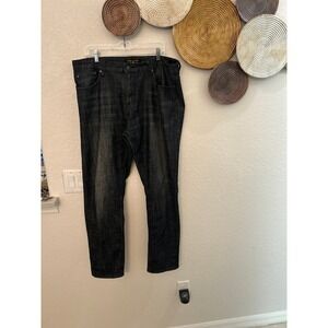 Ring of Fire distressed dark wash jeans size 38 x 32